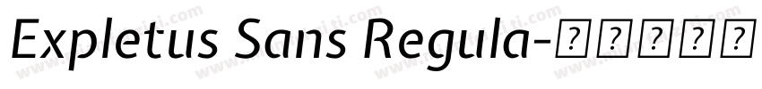 Expletus Sans Regula字体转换